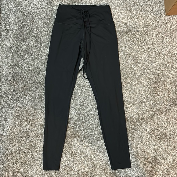 VS Pink Ultimate Lace Up Leggings - Picture 1 of 5